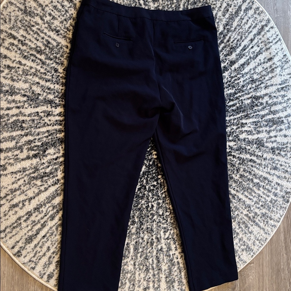 Navy blue pull on pants - Picture 3 of 3